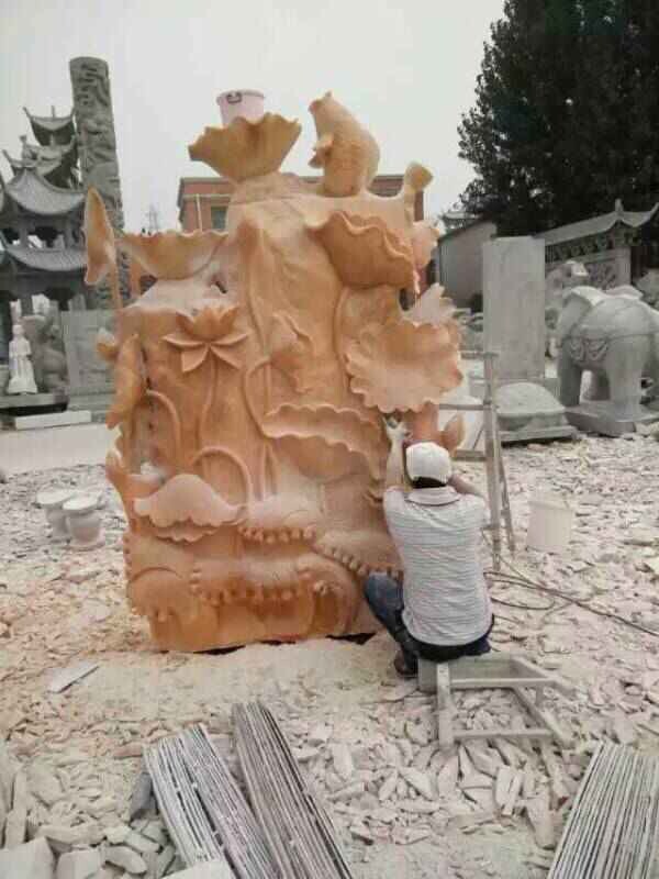 石雕喷泉