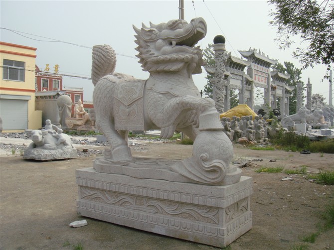 石雕麒麟