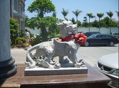 石雕动物